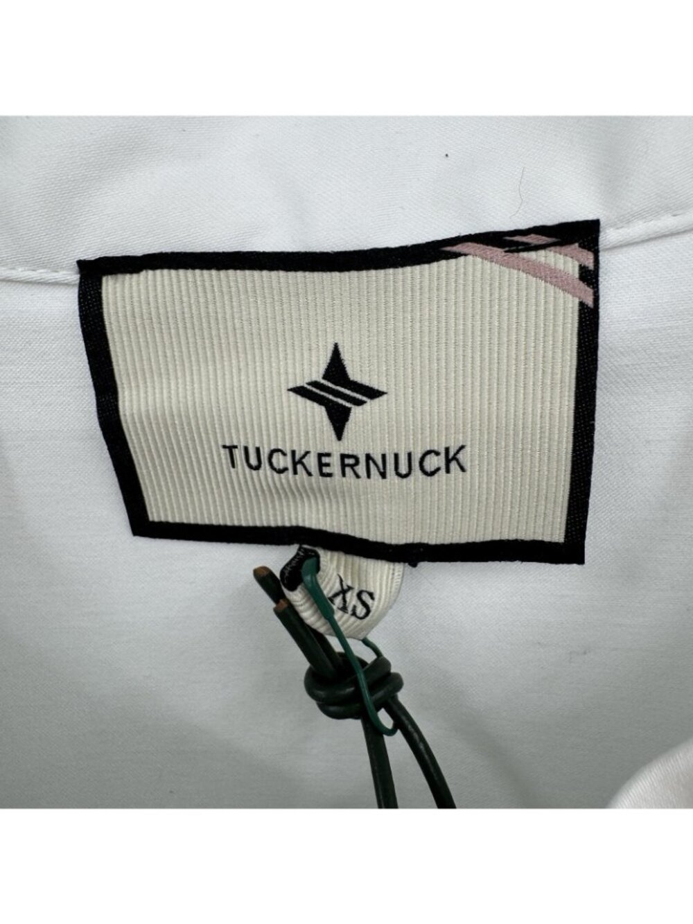 Tuckernuck Women's White Cotton Poplin Royal Shirt Dress Mini Length size XS NWT - Picture 5 of 10